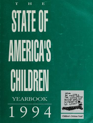 Cover for The state of America's children yearbook, 1994