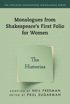 Cover for Monologues from Shakespeare's First Folio for Women