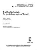 Cover for Enabling technologies for law enforcement and security