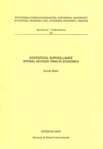 Cover for Statistical Surveillance