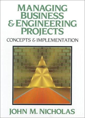 Cover for Managing Business and Engineering Projects