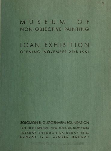 Cover for Loan exhibition