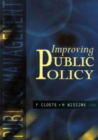 Cover for Improving Public Policy