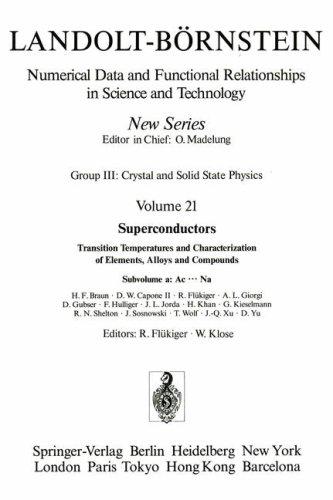 Cover for Ac...Na (Numerical Data & Functional Relationships in Science & Technology)