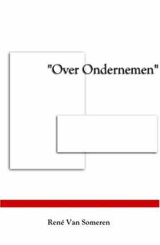 Cover for Over ondernemen