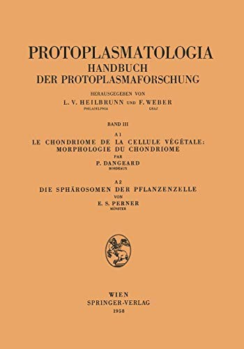 Cover for Le Chondriome de la Cellule Vegetale