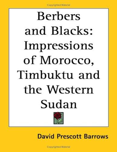Cover for Berbers And Blacks