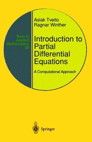 Cover for Introduction to partial differential equations