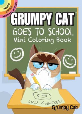 Cover for Grumpy Cat Goes to School Mini Coloring Book