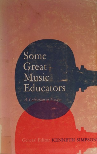 Cover for Some great music educators