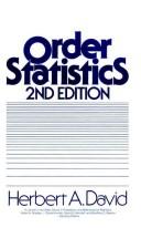 Cover for Order statistics