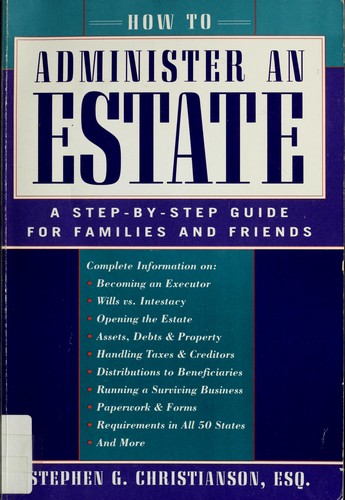 Cover for How to administer an estate