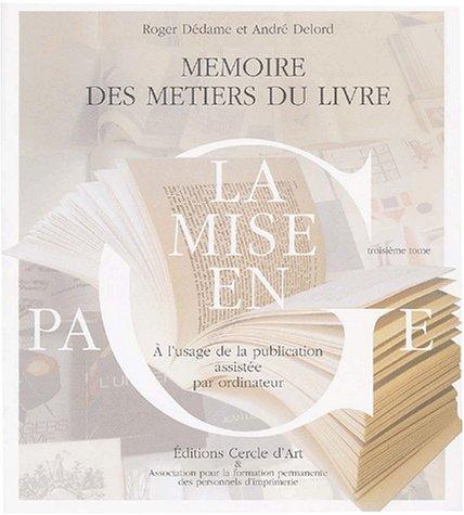Cover for Mémoire des métiers du livre