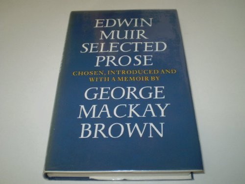 Cover for Selected prose