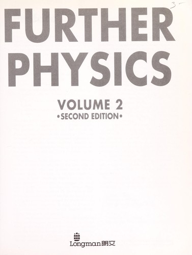 Cover for Further physics