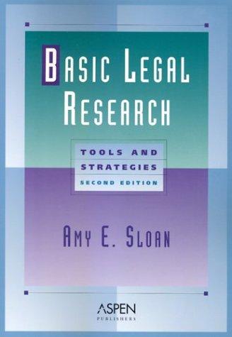 Cover for Basic legal research