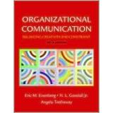 Cover for Organizational Communication: Balancing Creativity and Constraint