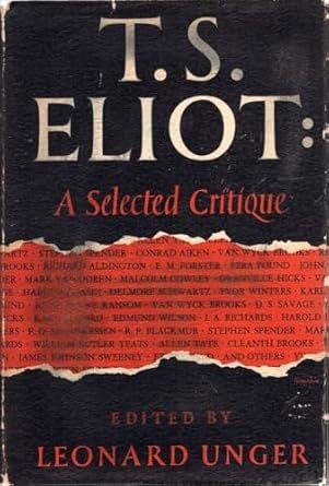 Cover for T. S. Eliot