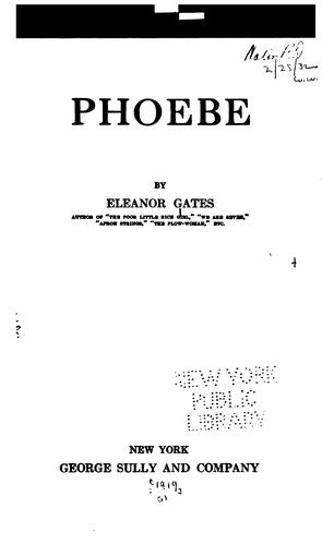 Cover for Phoebe