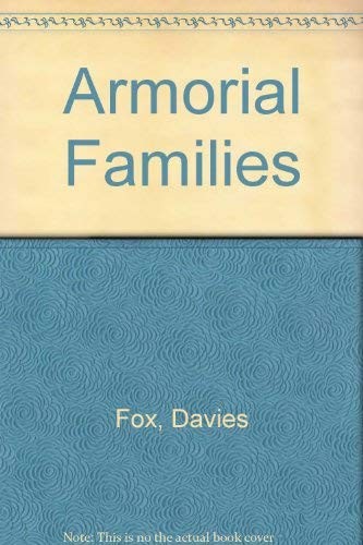 Cover for Armorial families