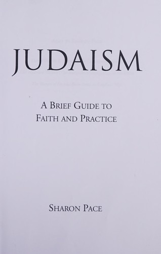Cover for Judaism