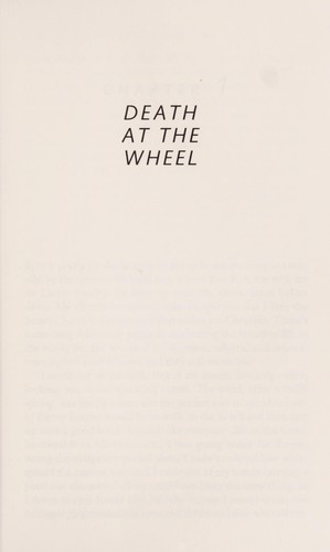 Cover for Death at the wheel