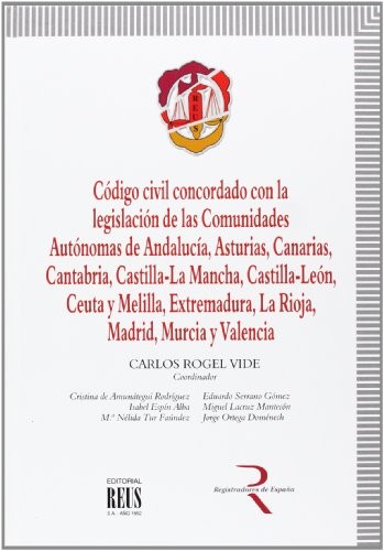 Cover for Código civil concordado con la legislación de las Comunidades Autónomas