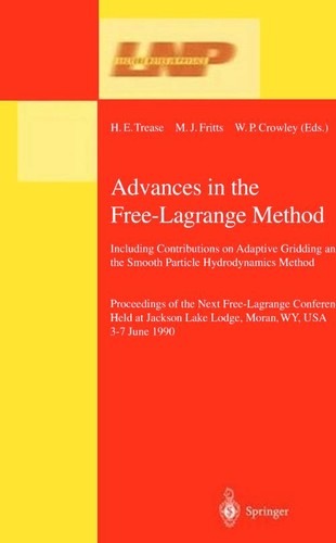 Cover for Advances in the Free-Lagrange method