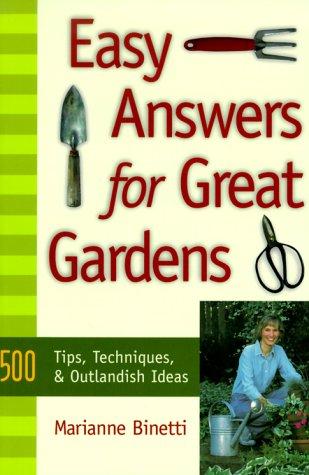Cover for Easy Answers for Great Gardens