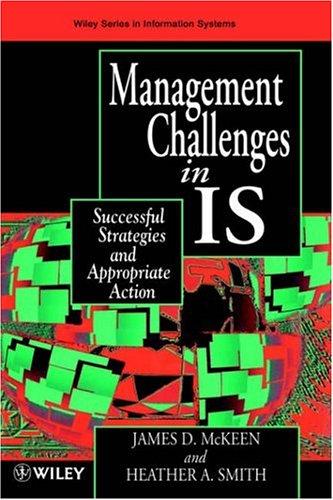 Cover for Management challenges in IS
