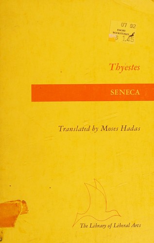 Cover for Thyestes