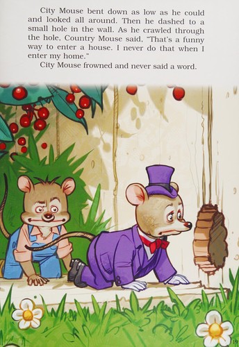 Cover for The country mouse and the city mouse