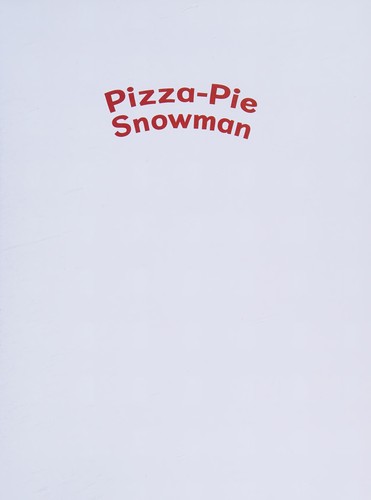 Cover for Pizza-pie snowman