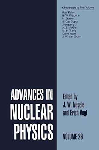 Cover for Advances in Nuclear Physics