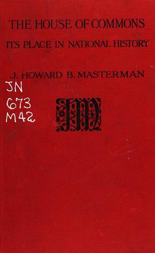 Cover for The House of Commons