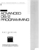 Cover for Advanced OS/2 programming