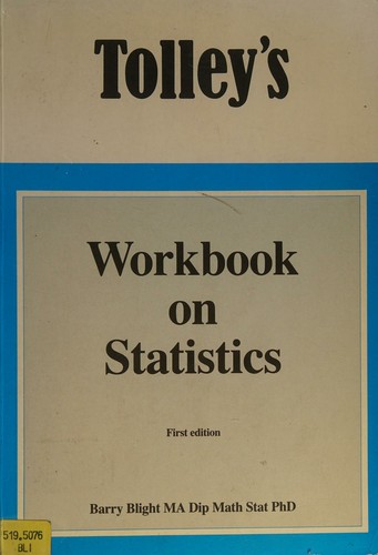 Cover for Tolley's workbook on statistics