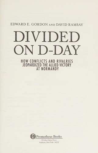 Cover for Divided on D-Day