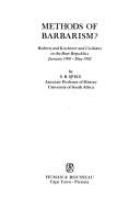 Cover for Methods of barbarism?