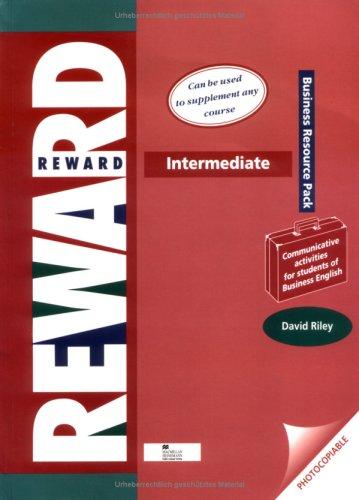 Cover for Reward, Intermediate, Business Resource Pack