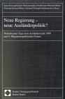 Cover for Neue Regierung, neue Ausländerpolitik?