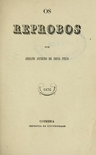 Cover for reprobos