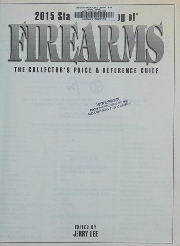 Cover for 2015 Standard Catalog of Firearms