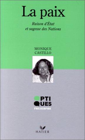 Cover for La paix