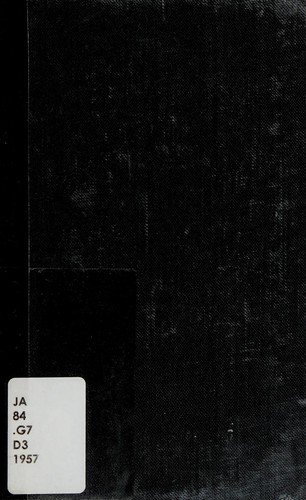 Cover for Political thought in England