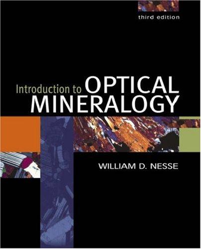 Cover for Introduction to optical mineralogy