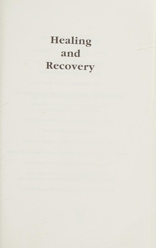 Cover for Healing and recovery