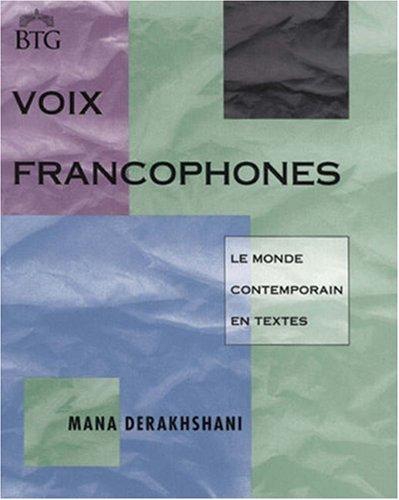 Cover for Voix francophones