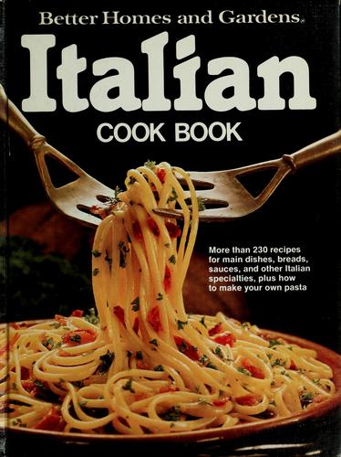 Cover for Better homes and gardens Italian cook book