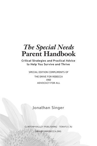 Cover for The special needs parent handbook